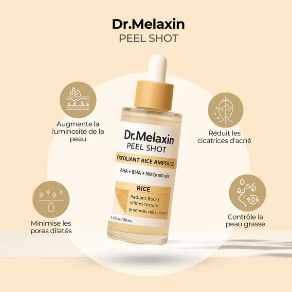 Dr Melaxin Peel Shot™ - Peeling à l'eau de riz