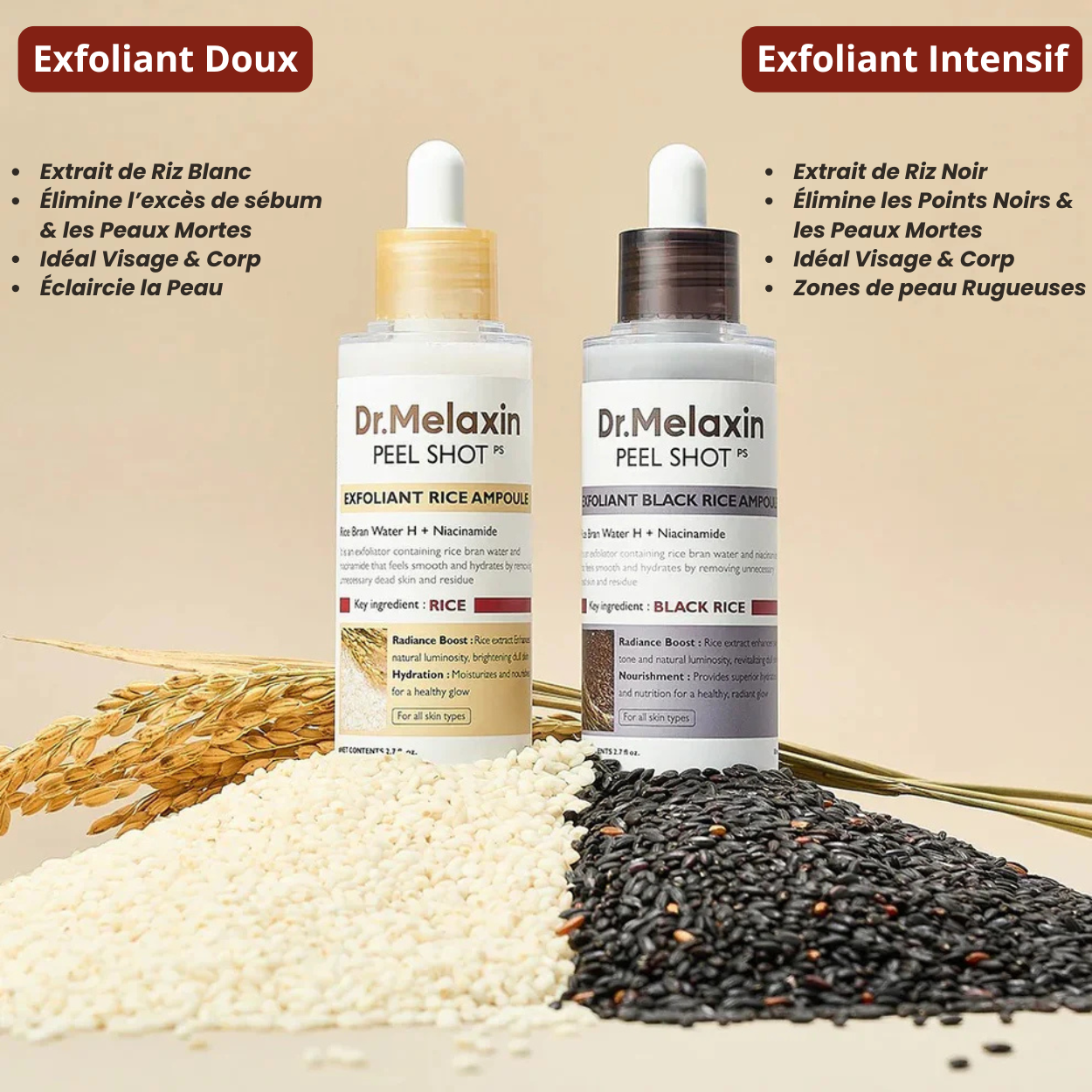 Dr Melaxin Peel Shot™ - Peeling à l'eau de riz