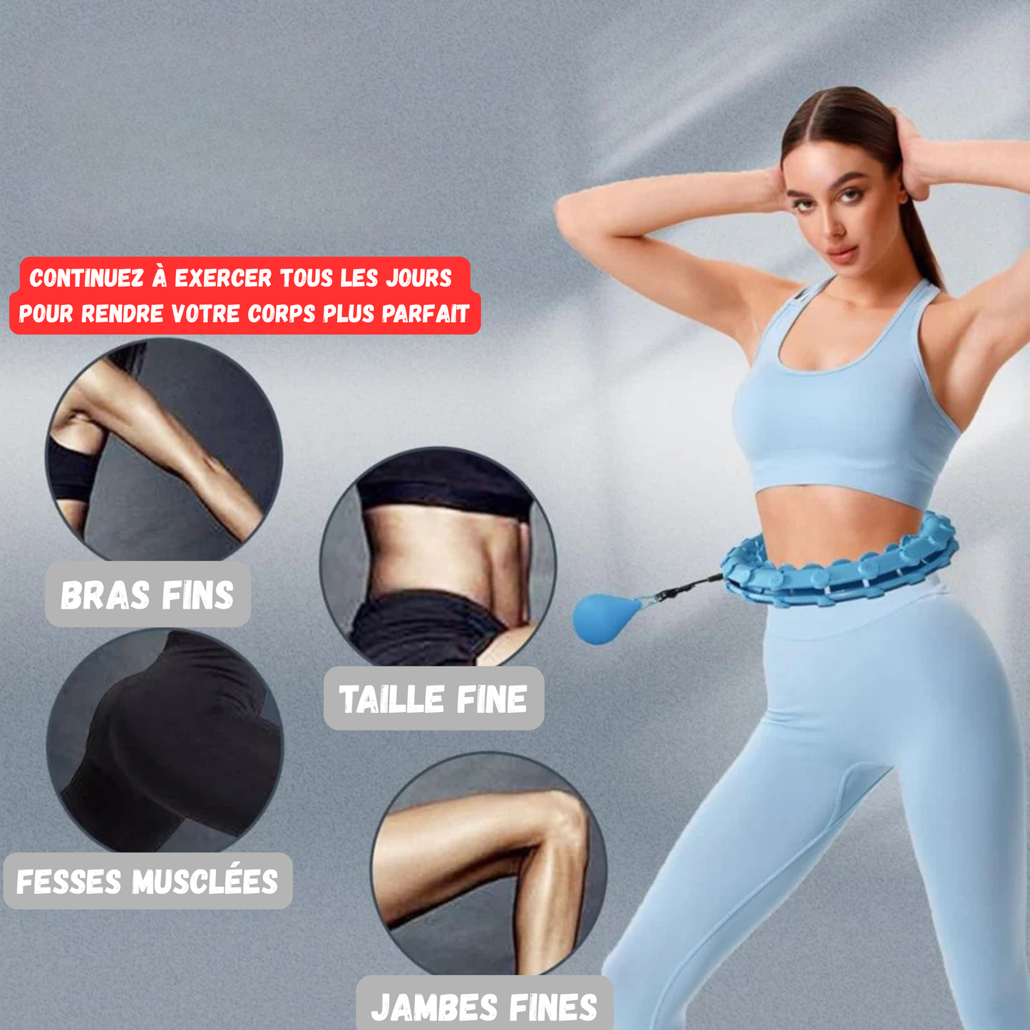 TailleZen™ - Cerceau de Fitness Minceur